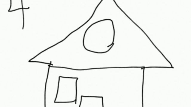 как нарисовать дом просто смотреть онлайн