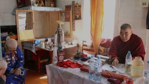 Бичурский район, Улус Средний Харлун. Буддийский молебен Хурал "Юм".