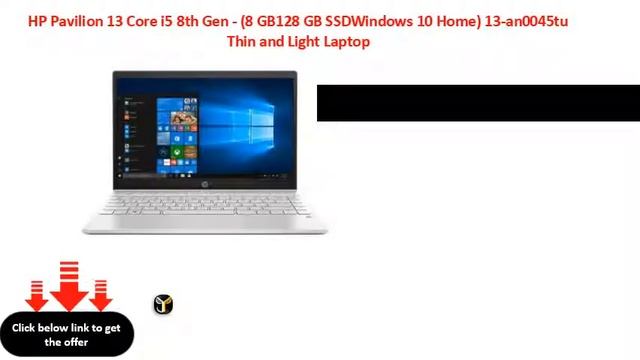HP Pavilion 13 Core i5 8th Gen - (8 GB128 GB SSDWindows 10 Home) 13-an0045tu Thin and Light Laptop смотреть онлайн