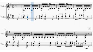 LEOPOLD AUER - Book 1 - Sight Reading Song *(The Merry-Go-Round)* for two violins - SLOWER tempo