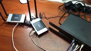 Домашняя сеть интернет 1 Гб/с с мощным Wifi, проводным роутером и свичём TP-Link.