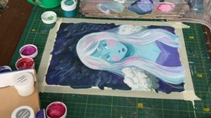 ТДК Композиция в холодном колорите "Снежная королева"