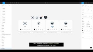 ⚠️Cómo crear una animación de clasificación interactiva con emojis en Figma #figma