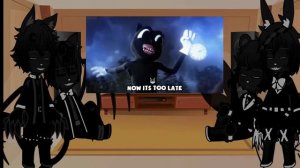 Реакция мультяшных монстров на "Outrun this cat" /-Gacha club-\