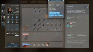 Solasta: Crown of the Magister. Уникальное крафтовое оружие.