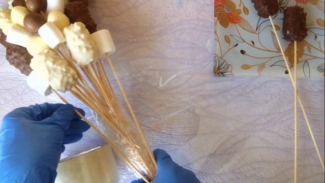 Букет из конфет своими руками/DIY Anna Shusta смотреть онлайн