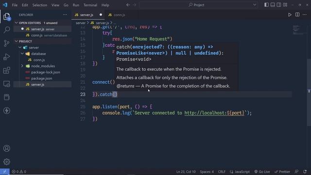 In Memory Mongo Database with Node.js & Express