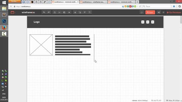 Прототипирование сайта (Wireframe)