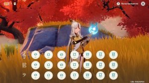 Учимся играть на лире песню "Кузнечик" в Genshin Impact (ноты в описании)