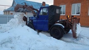 МИНИТРАКТОР НА БАЗЕ УАЗ-469 Полный Привод-4X4- FULL HD