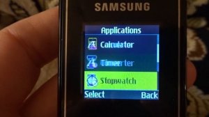 Samsung GT-E1050 incoming call via Fake call