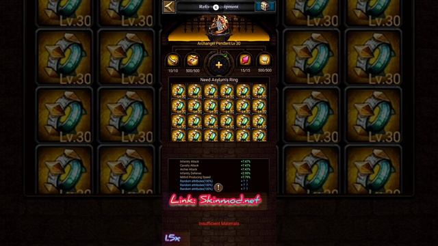 Clash of kings Archangel Set ( Highest Probability to get gold)