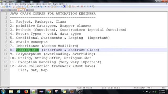 Java Crash course  | 01 | Introduction | How much Java do we need for Automation | Automation