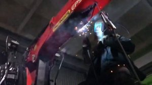 Медленно варим стрелу манипулятора Epsilon M100L80