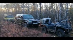 Покатушка на квадрике, Mitsubishi Pajero и Isuzu Bighorn (Исузу Бигхорн)