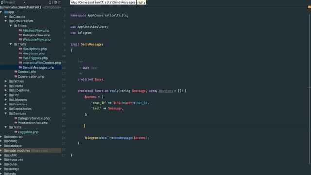 Laravel: Разработка Telegram бота. Часть 3 смотреть онлайн