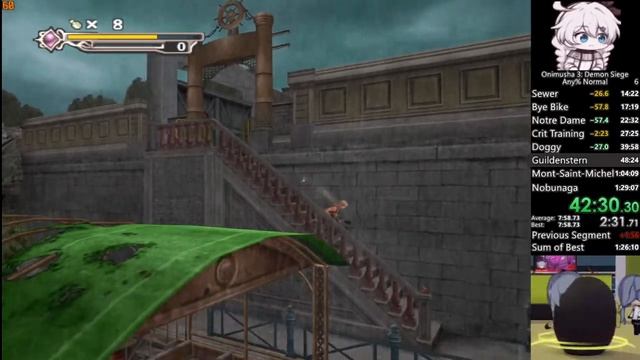 Onimusha 3: Demon Siege Any% Normal Difficulty Speedrun (1:24:25) смотреть онлайн