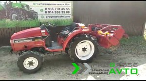 Обзор минитрактора с гидроусилителем руля и реверсом в комплекте с почвенной фрезой "PROGRESS-AVTO"