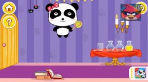 Baby PANDA Video Games Панда смешиваем краску - Мультик игра