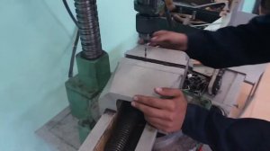 Работаем на сверлильном станке