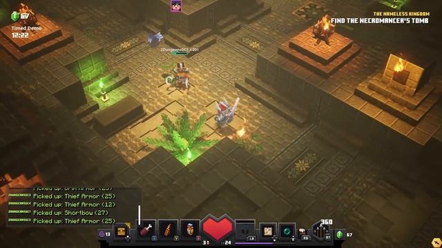 13 Minutes of Minecraft: Dungeons Gameplay - Gamescom 2019 смотреть онлайн