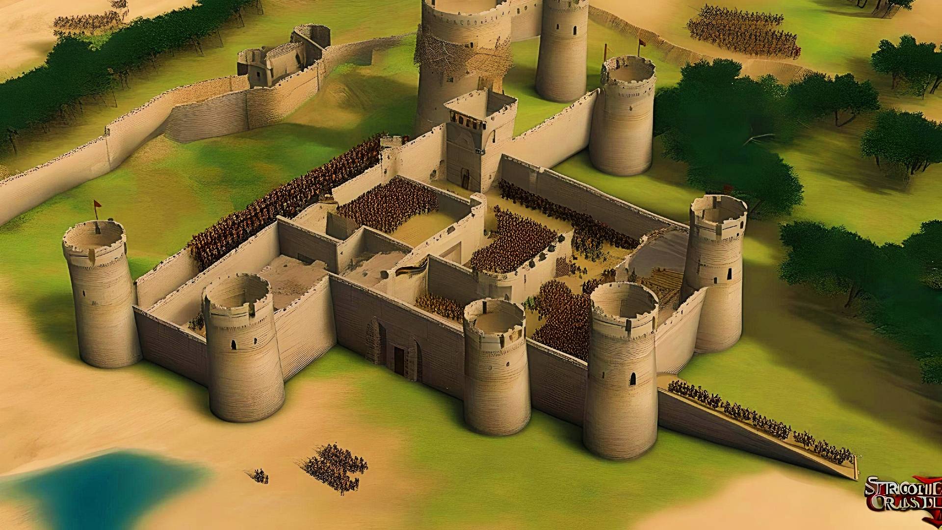 Stronghold Crusader HD 🏰 Игры Крестоносцев ⚬ 14. Земля Арабов  @fireflyworlds