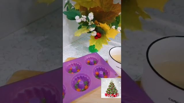 Новый 2024 год . Красивое и вкусное порционное заливное на новогодний стол .