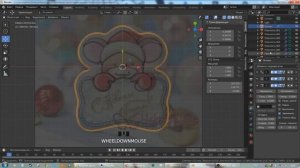 Как сделать вырубку для печенья/пряников в Blender для 3D-печати. Mouse cookie cutter 3D-modeling