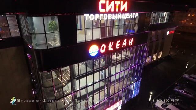 Яркое архитектурное освещение светодиодными линейками производственной компании SIT