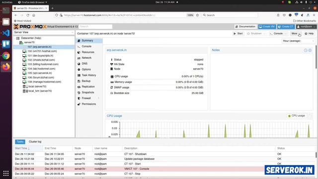 How to Delete Container (CT/LXC) in Proxmox Server