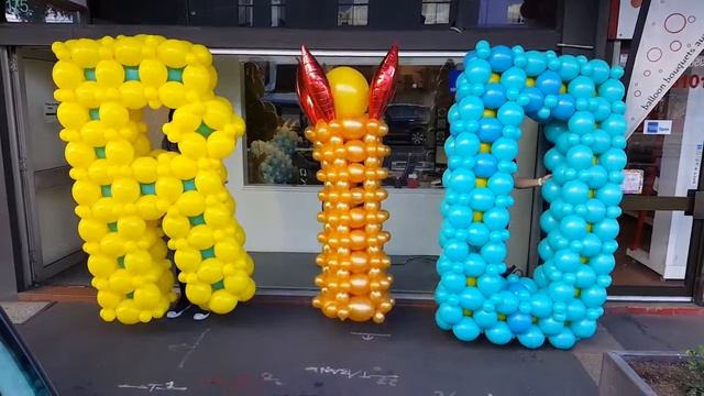 Giant Balloon Letters - Balloons Online Decor Video Tour