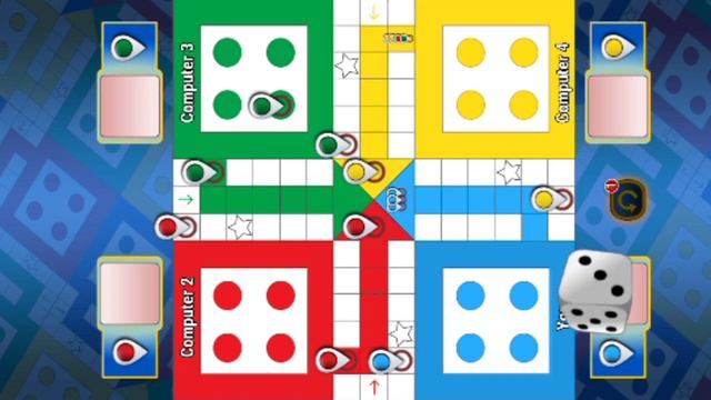 Ludo Game in 4 Players | Ludo King Pro Players Online 😱