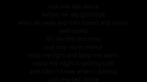 Sarah Connor - Just one last dance (karaoke version)