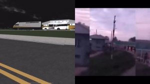 ROBLOX Crash Town Trains vs Cars Based on Real Life Crashes #3