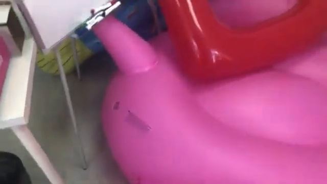 Надувной матрас большой розовый фламинго 192 см смотреть онлайн