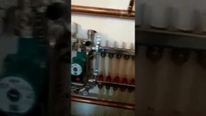 Система отопления дом 180 м2 с котлом Хайтстехник.