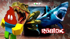 СУМАСШЕДШИЙ ЛИФТ в ROBLOX мы стали КАКАШКОЙ = ) приключения мультяшного героя роблокс детское видео