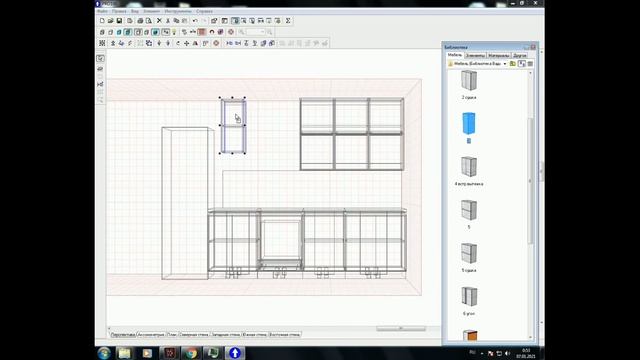 Обзор кухни с функциональным фартуком