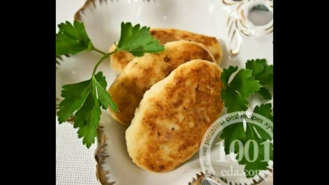 Рецепт картофельных котлет с начинкой из сельди