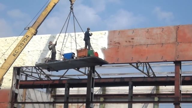 Утепление стен методом напыления Пенополиуретана ППУ смотреть онлайн