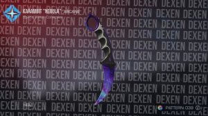 ? ВСЕ ПАТТЕРНЫ НА НОВЫЙ НОЖ KARAMBIT "NEBULA" В STANDOFF 2 0.24.2