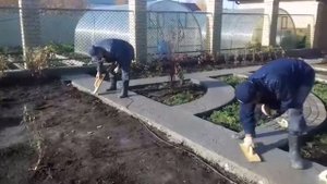 Затирка швов в мощении из брусчатки