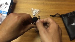 Как собрать и настроить универсальный петличный микрофон Boya BY-M1 при покупке