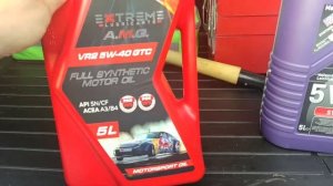 Обзор моторных масел EXTREME VR2 5W40 и LIQUI MOLY sintoil 5w40