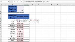 Select Random teams in Excel #Random #excel #microsoft