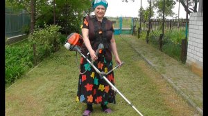 Как косить бензокосой | триммером | мотокосой