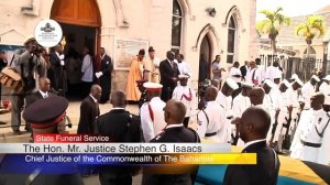 State Funeral (RECAP) Chief Justice of The Commonwealth of The Bahamas