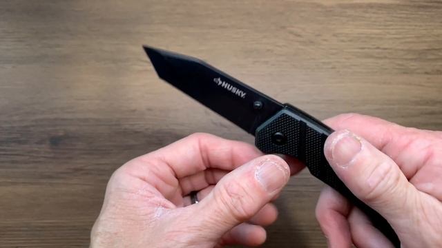 Husky 4 inch Folding Tanto Knife Unboxing смотреть онлайн