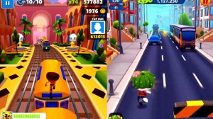 Subway Surfers BUENOS AIRES VS Talking Tom Gold Run: Sofia Gaucho VS Ковбой Анжела!