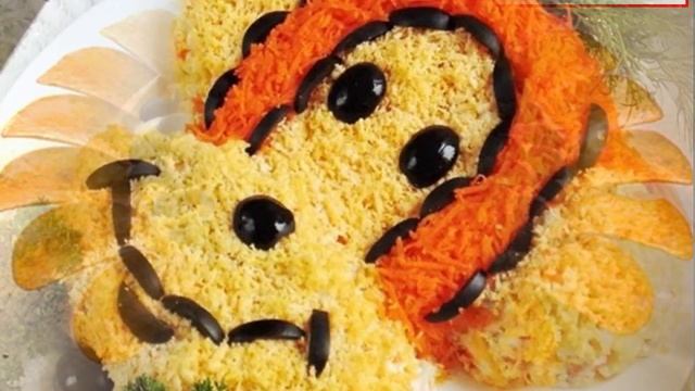 Видеоподборка "Веселые салаты для детей". смотреть онлайн